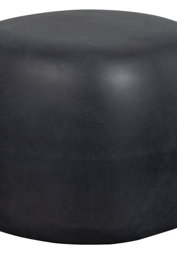 VTWONEN Pebble sofabord til inde og ude, rund - antracitgr fiberler (50)