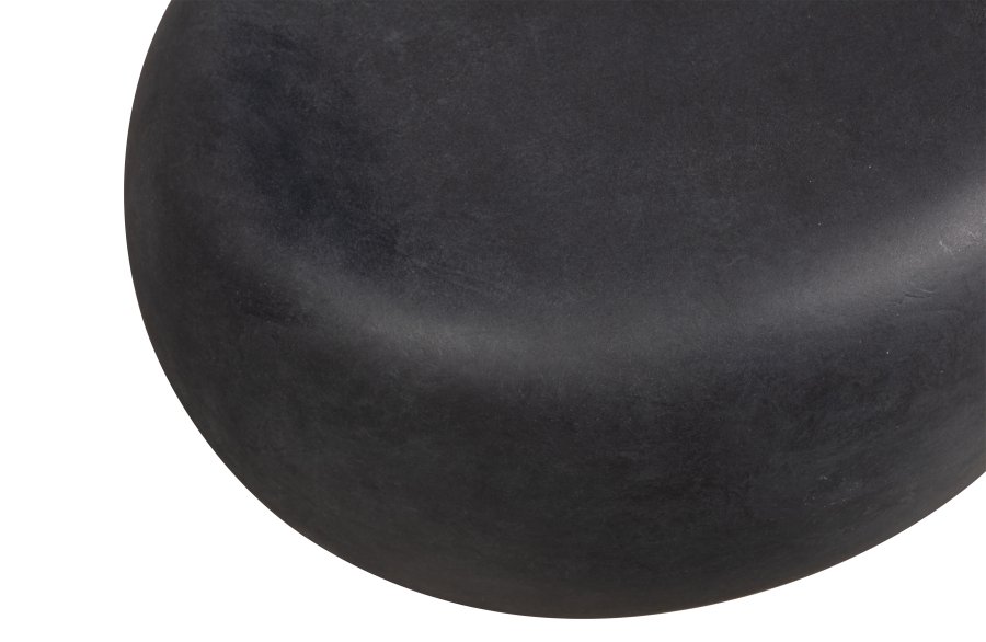 VTWONEN Pebble sofabord til inde og ude, rund - antracitgr fiberler (50)