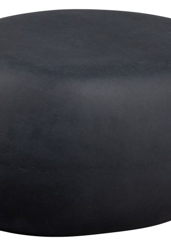 VTWONEN Pebble sofabord til inde og ude, oval - antracitgr fiberler (65x49)