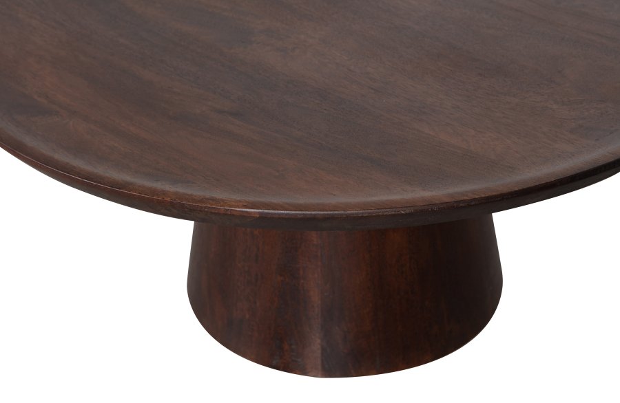 VTWONEN Coffee A Gogo sidebord, rund - brun valnddefinér (90)