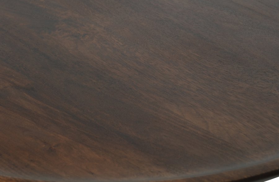 VTWONEN Coffee A Gogo sidebord, rund - brun valnddefinér (90)