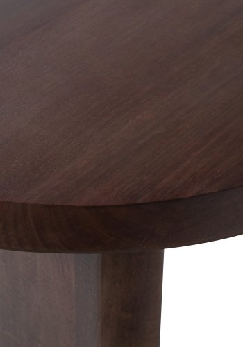 VTWONEN Ellips spisebord, oval - brun valnddefarvet mangotr (90x180)