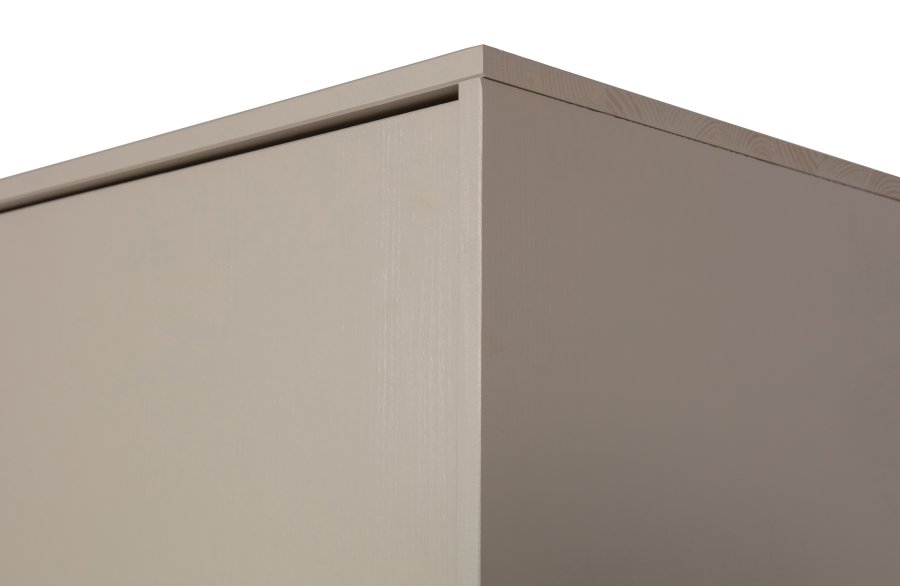 VTWONEN Daily Closet Single skab, m. 1 push to open lge og 1 hylde - dakargrau fyrretr (H:50)