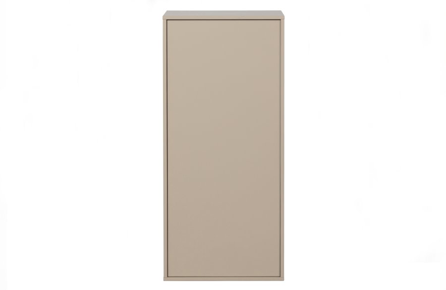 VTWONEN Daily Closet Single skab, m. 1 push to open lge og 1 stang - dakargrau fyrretr (H:110)