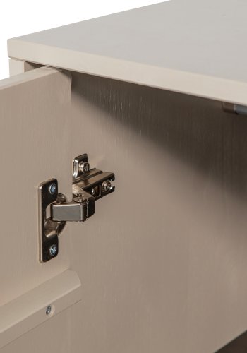 VTWONEN Daily Closet Single skab, m. 1 push to open lge og 1 stang - dakargrau fyrretr (H:110)