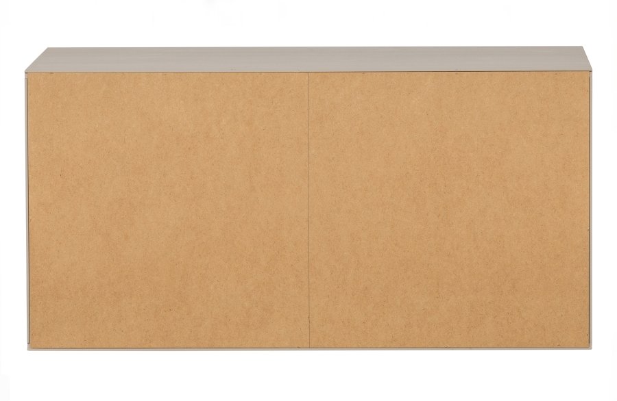 VTWONEN Daily Closet Dobbelt skab, m. 2 push to open lger og 2 hylder - dakargrau fyrretr (H:50)