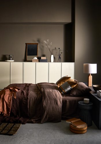 VTWONEN Daily Closet Dobbelt skab, m. 2 push to open lger og 2 stnger - dakargrau fyrretr (H:110)