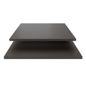 VTWONEN Daily Closet Single ekstraudstyr til skab - sort spnplade (47x54)