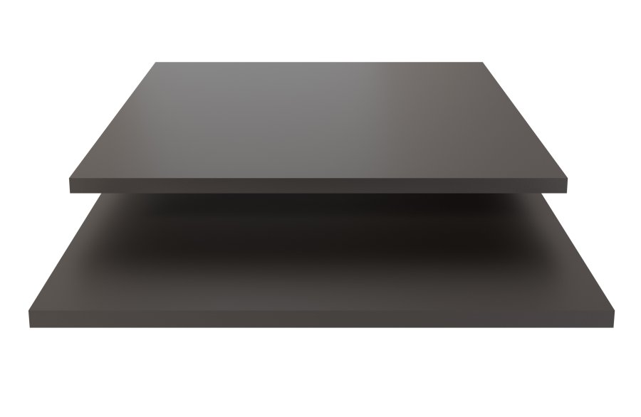 VTWONEN Daily Closet Single ekstraudstyr til skab - sort spnplade (47x54)