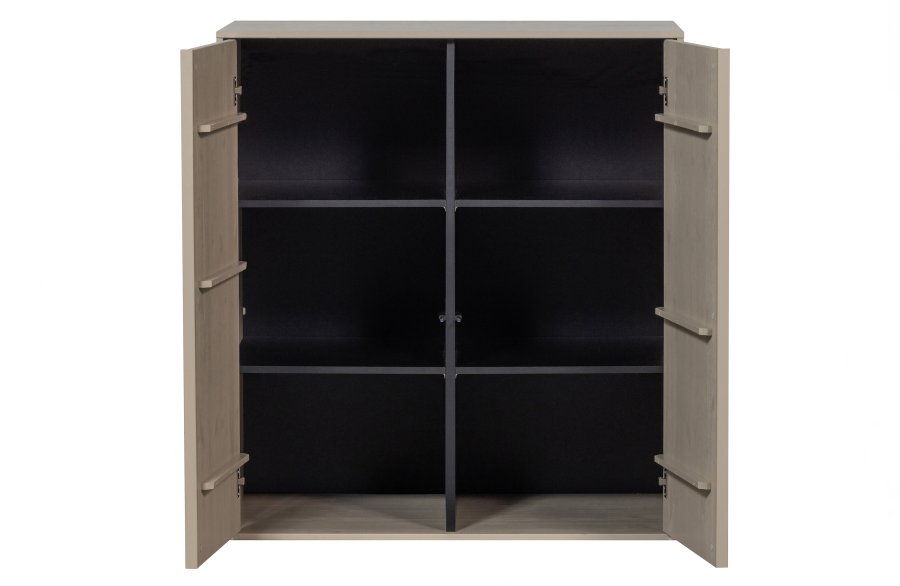 VTWONEN Daily Closet Dobbelt ekstraudstyr til skab - sort spnplade (48x54)