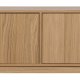 VTWONEN Modulair underskab, m. 2 push to open lger og 2 hylder - natur mat egetrsfinér (77x40)