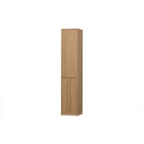 VTWONEN Modulair overskab, m. 2 push to open lger og 4 hylder - natur mat egetrsfinér (40x40)