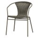 WOOOD EXCLUSIVE Weston havestol, m. armln, stabelbar - jungle polyrattan og metal