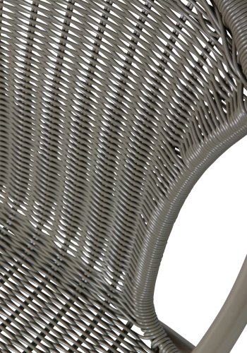 WOOOD EXCLUSIVE Weston havestol, m. armln, stabelbar - jungle polyrattan og metal