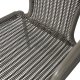 WOOOD EXCLUSIVE Weston havestol, m. armln, stabelbar - jungle polyrattan og metal