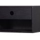 WOOOD Nancy vghngt natbord, m. 1 skuffe og 1 rum - sort MDF (34x30)