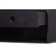 WOOOD Nancy vghngt natbord, m. 1 skuffe og 1 rum - sort MDF (34x30)