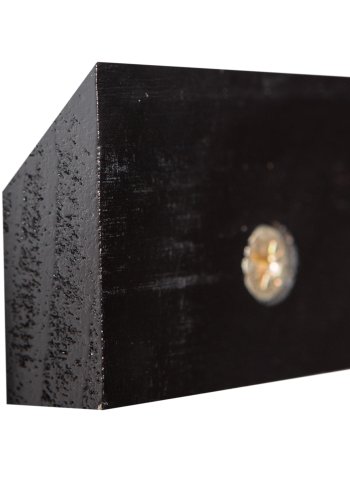 WOOOD Nancy vghngt natbord, m. 1 skuffe og 1 rum - sort MDF (34x30)