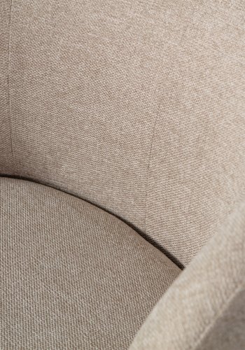 WOOOD EXCLUSIVE Serra drejestol - sand polyester