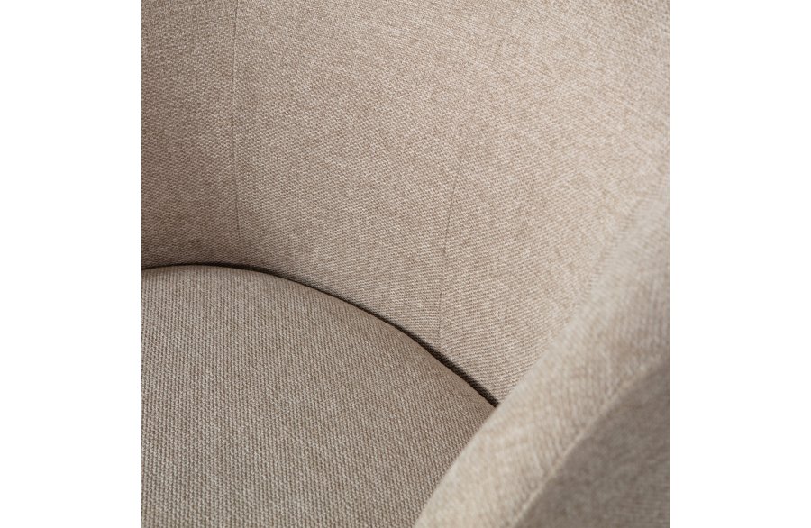 WOOOD EXCLUSIVE Serra drejestol - sand polyester