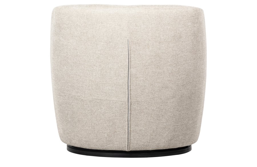 WOOOD EXCLUSIVE Serra drejestol - offwhite polyester