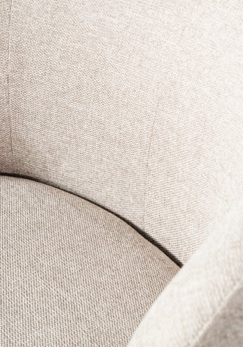 WOOOD EXCLUSIVE Serra drejestol - offwhite polyester