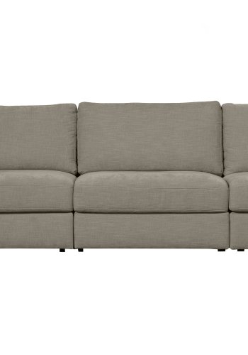 VTWONEN Family 2,5 pers. sofa, afrundet hjre - varm gr polyester