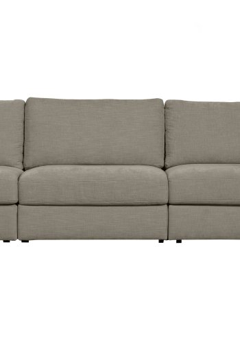 VTWONEN Family 2,5 pers. sofa, afrundet venstre - varm gr polyester