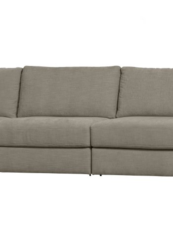 VTWONEN Family 2,5 pers. sofa, afrundet venstre - varm gr polyester