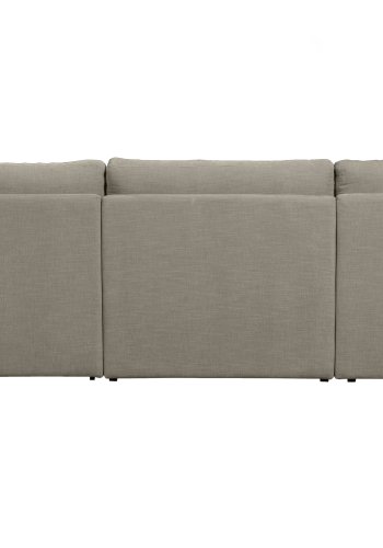 VTWONEN Family 2,5 pers. sofa, afrundet venstre - varm gr polyester