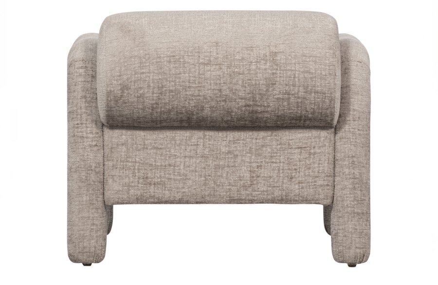 WOOOD EXCLUSIVE Lenny lnestol, m. armln - sand ru tekstur fljl polyester