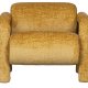 WOOOD EXCLUSIVE Lenny lnestol, m. armln - guld/gul ru tekstur fljl polyester