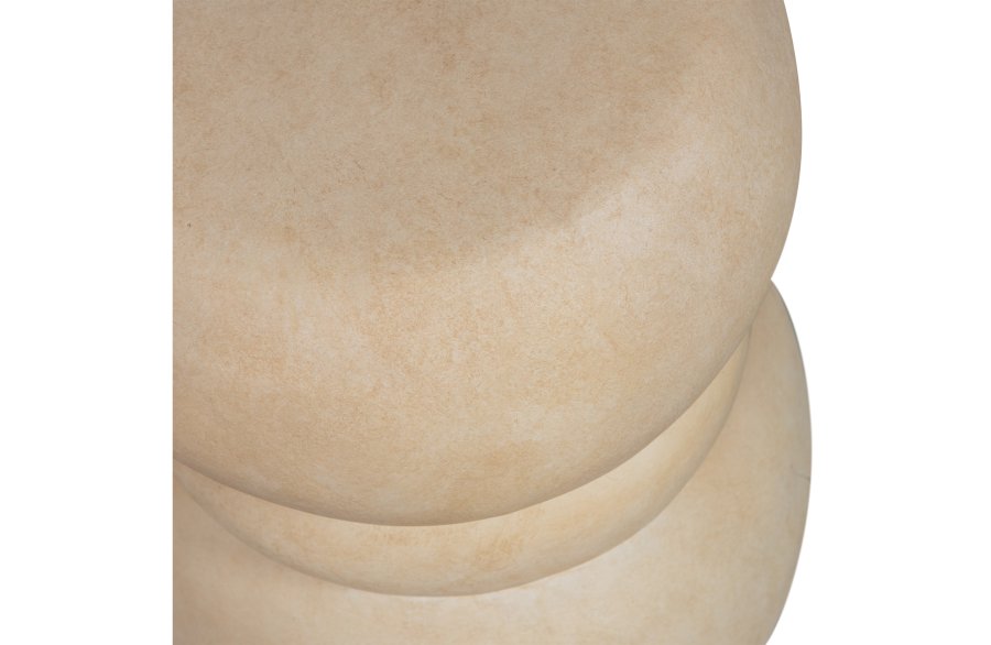 WOOOD EXCLUSIVE Yvo sidebord, organisk - gr/sand fiberler (37x35)