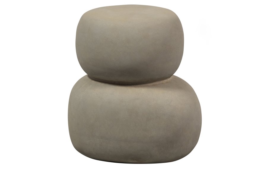 WOOOD EXCLUSIVE Oda sidebord, organisk - grn/gr fiberler (41x35)