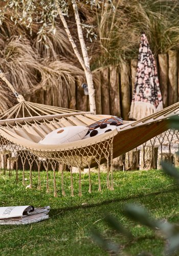 WOOOD EXCLUSIVE Oda sidebord, organisk - grn/gr fiberler (41x35)