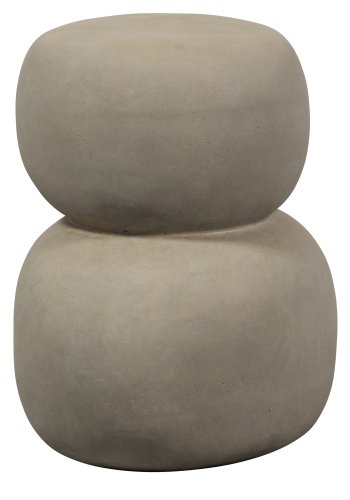 WOOOD EXCLUSIVE Oda sidebord, organisk - grn/gr fiberler (41x35)