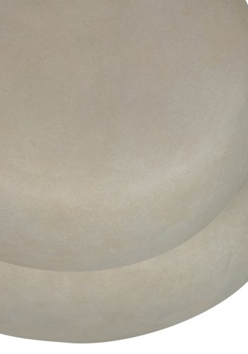 WOOOD EXCLUSIVE Oda sidebord, organisk - grn/gr fiberler (41x35)