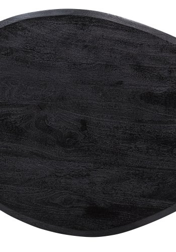 BEPUREHOME Posture sofabord, organisk - sort mangotr (120)