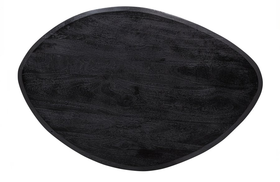 BEPUREHOME Posture sofabord, organisk - sort mangotr (120)