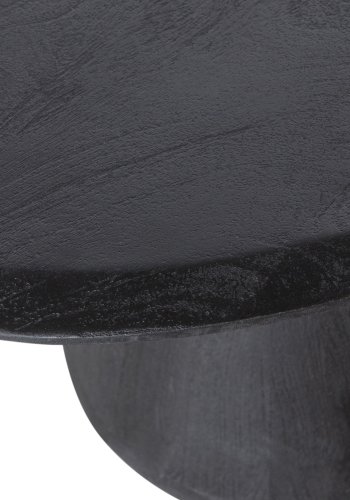 BEPUREHOME Posture sofabord, organisk - sort mangotr (120)