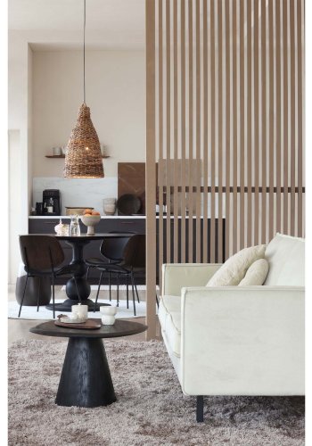 BEPUREHOME Posture sofabord, organisk - sort mangotr (70)