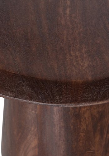 BEPUREHOME Posture sofabord, organisk - brun valnddefinér mangotr