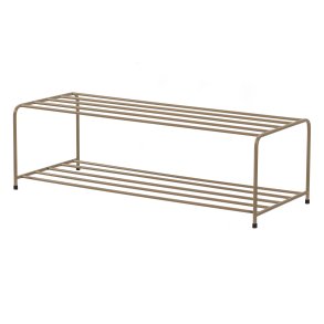 WOOOD Josse skostativ, rektangulr - army brun metal (B:80)