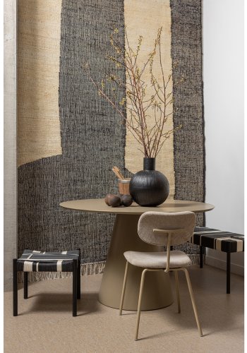 WOOOD EXCLUSIVE Jorre spisebord, rund - army brun MDF (120)