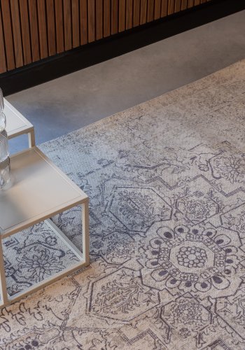 WOOOD Eric gulvtppe, m. boheme print, rektangulr - multifarvet polyester og bomuld (170x240)