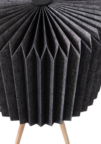 BEPUREHOME Bones bordlampe - sort papir og natur