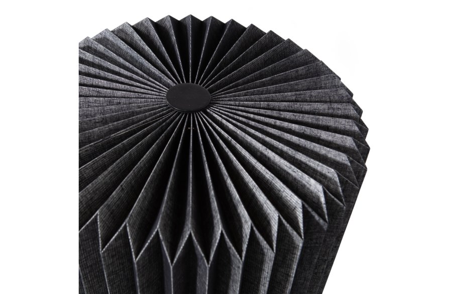 BEPUREHOME Bones bordlampe - sort papir og natur