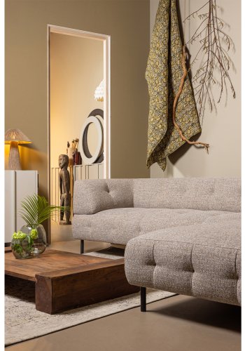 WOOOD EXCLUSIVE Cuno sofabord, lavt - mrkebrun mangotr (70x120)