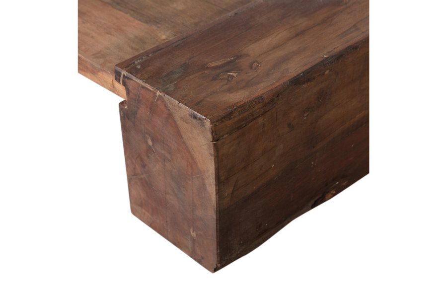 WOOOD EXCLUSIVE Cuno sofabord, lavt - mrkebrun mangotr (70x120)