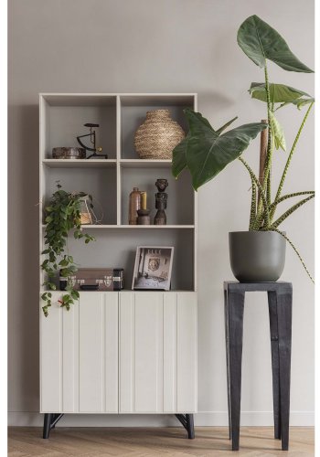 WOOOD EXCLUSIVE Miller skab, m. 2 lger og hylder - dust fyrretr